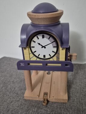 Chuggington Wooden Railway Clock Tower Brio Compatible